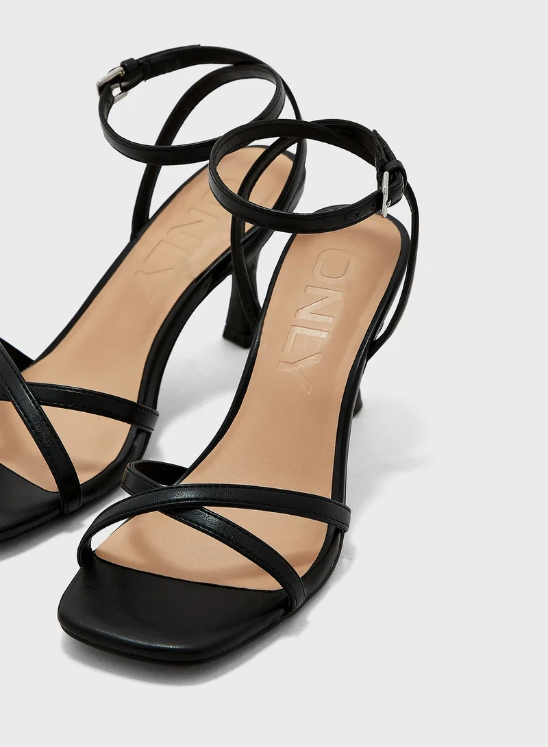 ONLY Onlalyssa Ankle Strap High Heel Sandals