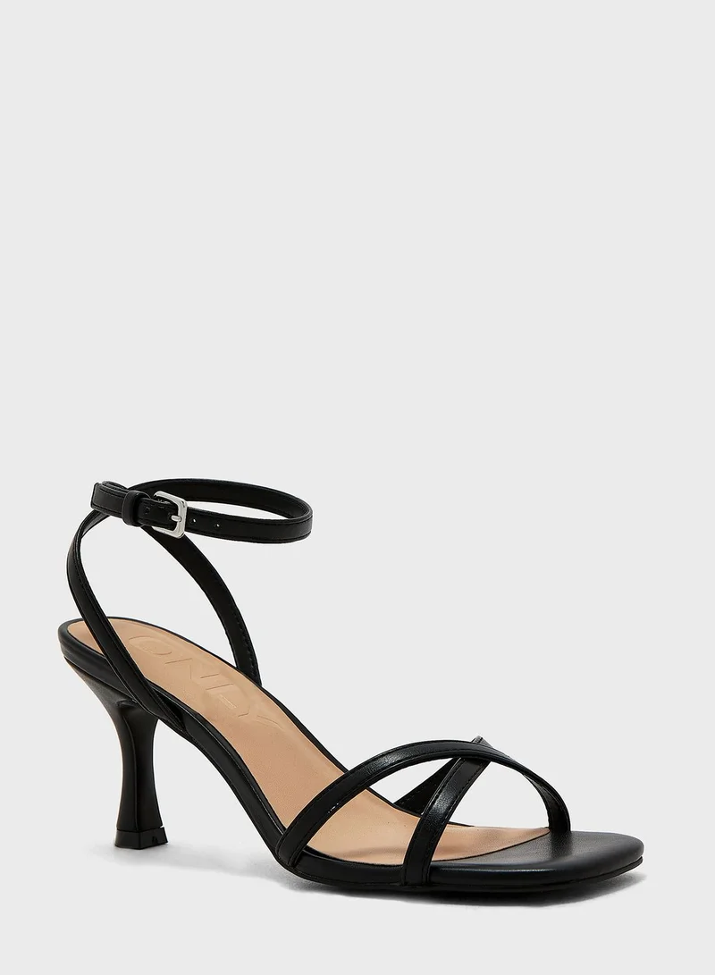 ONLY Onlalyssa Ankle Strap High Heel Sandals