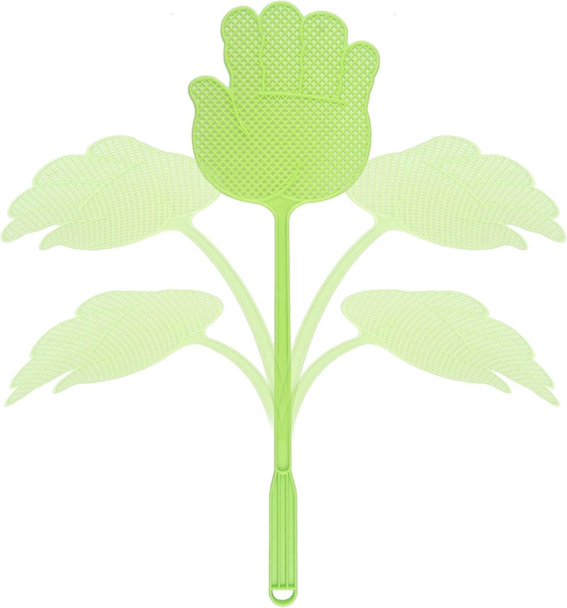 Dirza Fly Swatter - Funny Hand Shaped Fly Swatters - Durable -Colorful Manual Flyswatter Plastic Bug Swatters for Home Indoor Outdoor Classroom Office 5 Pack - Image 4