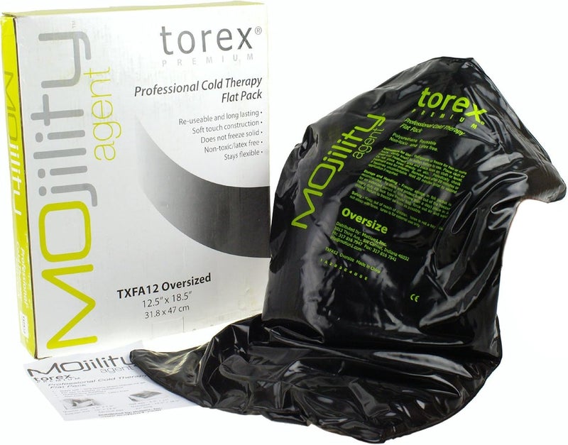 Torex Cold Pack Black Oversize 125 x 185 inches Durable and Reusable - Image 1