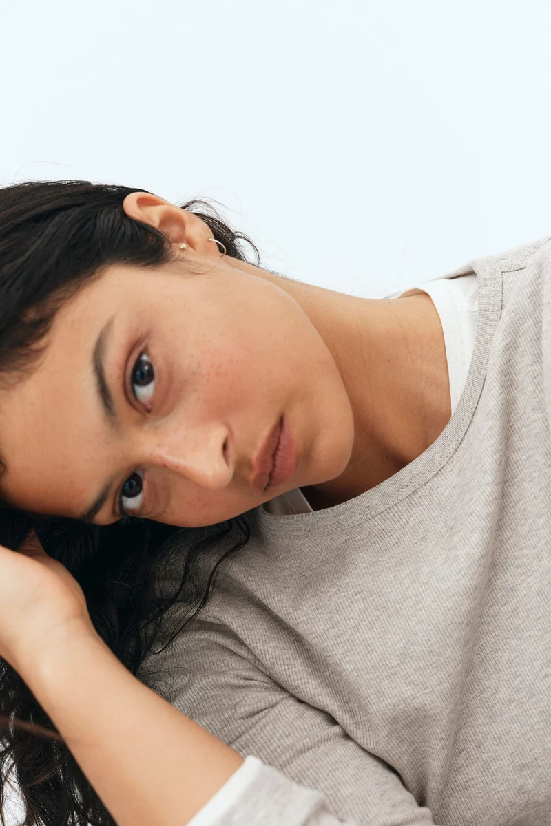 H&M Ribbed cotton top