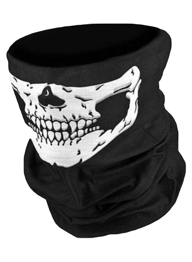 Generic Skull Printed Half-Face Mask 47 x 23cm - Image 1
