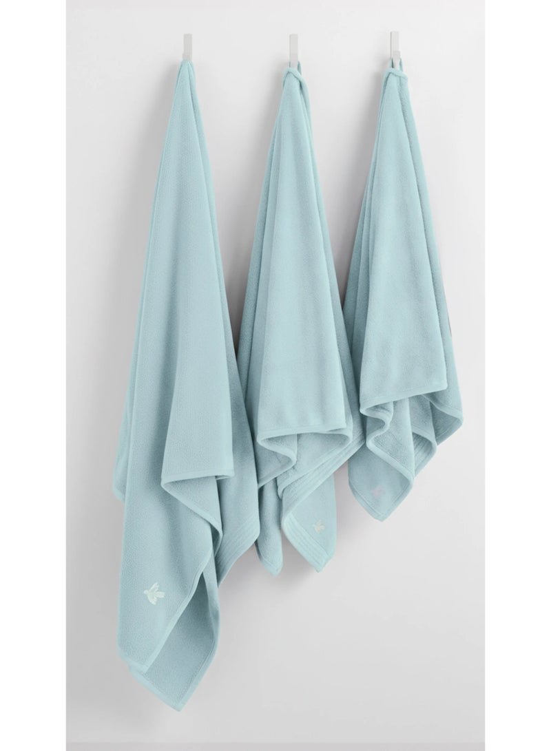 Relef Classic Bath Towel Medium 70X140 cm, Turquoise - 1 Piece - Image 3