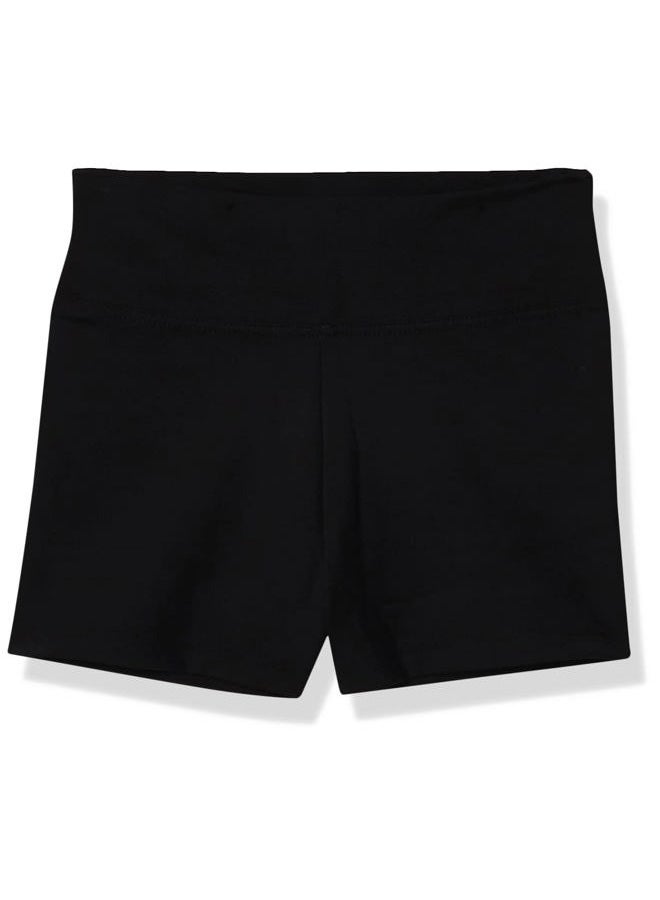 Capezio Big Girls' Team Basic High Waisted Short - black - Large - Image 4