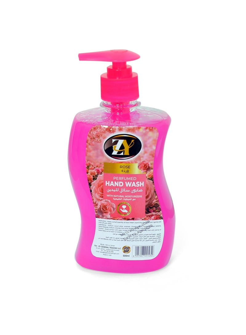 ZY Rose Handwash 5oo ml