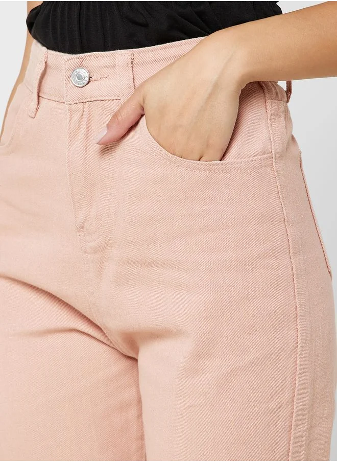 Ginger Straight Fit Colored Jeans