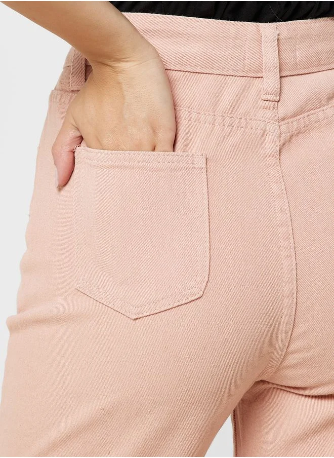 Ginger Straight Fit Colored Jeans