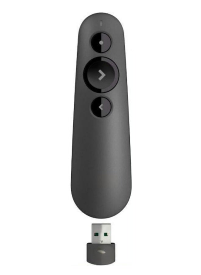 ريموت عرض تقديمي لاسلكي مع مؤشر ليزر، اتصال بلوتوث ومستقبل USB، مدى تشغيل حتى 20 متر، مناسب للاجتماعات والعروض التقديمية - Image 4