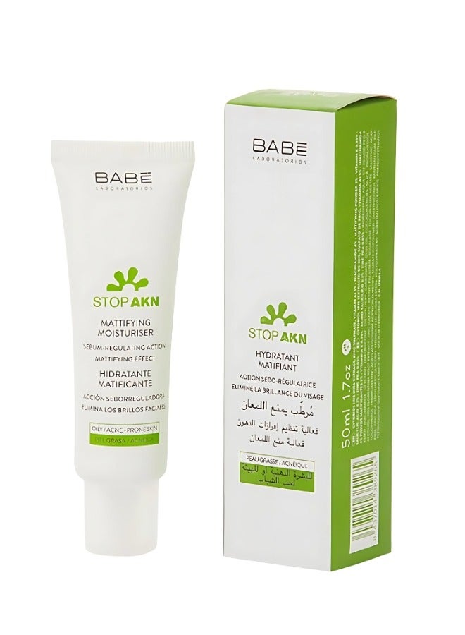Babe Laboratorios Babe Stop Akn Hydratant Matifiant Moisturiser 50Ml