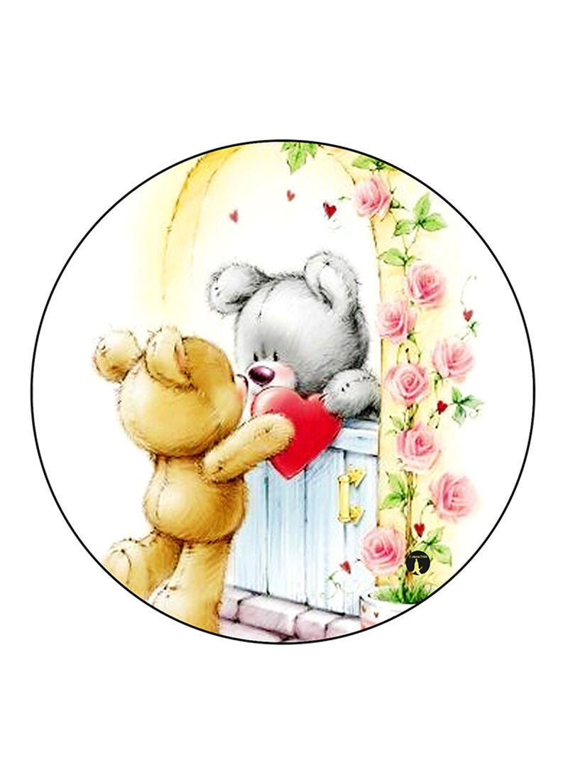 Bears Printed Mouse Pad  Multicolour