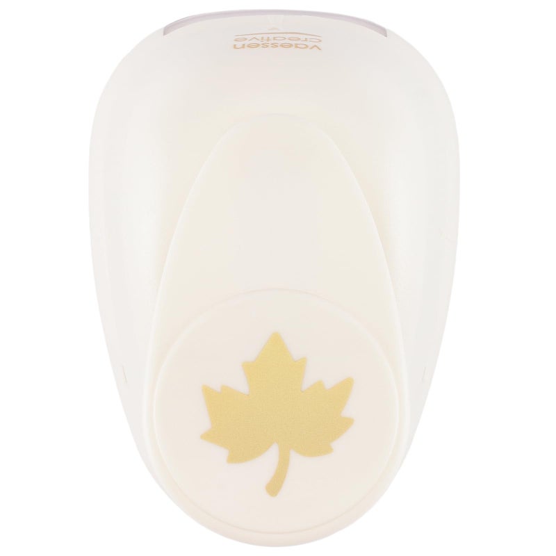 Vaessen Creative Craft Paper Punch  Maple Leaf  34 x 34 cm  Circle Cutter for Crafting and Card Making