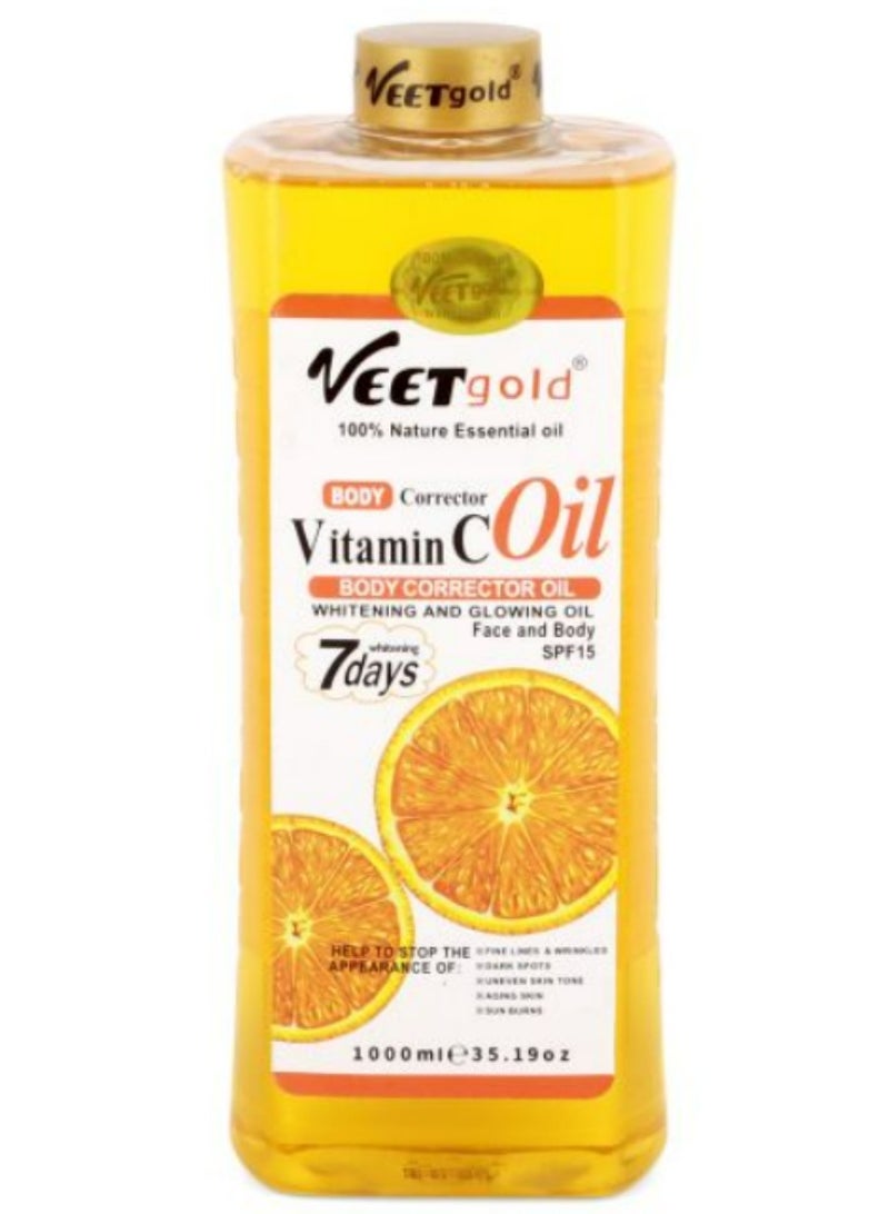 Veet gold Vitamin C Oil Body Corrector Oil 1000 ml