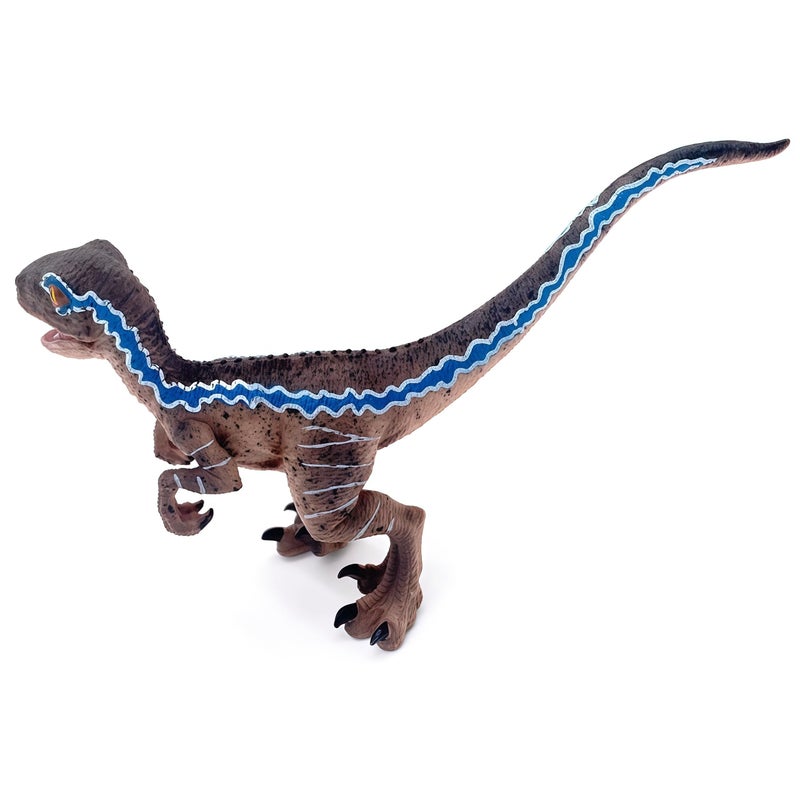 Gemini&Genius Dinosaur Toys Baby Velociraptor with Movable Jaw and Hands, Cake Topper, Collectible Action Figure, Birthday Gifts and Party Supplies for Kids - Image 3