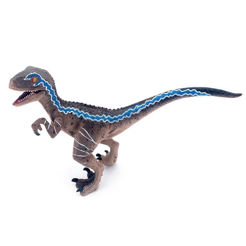 Gemini&Genius Dinosaur Toys Baby Velociraptor with Movable Jaw and Hands, Cake Topper, Collectible Action Figure, Birthday Gifts and Party Supplies for Kids - Image 4