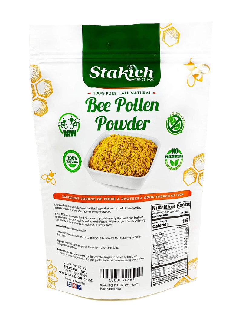 Stakich Bee Pollen Powder (1 Pound) - Image 2