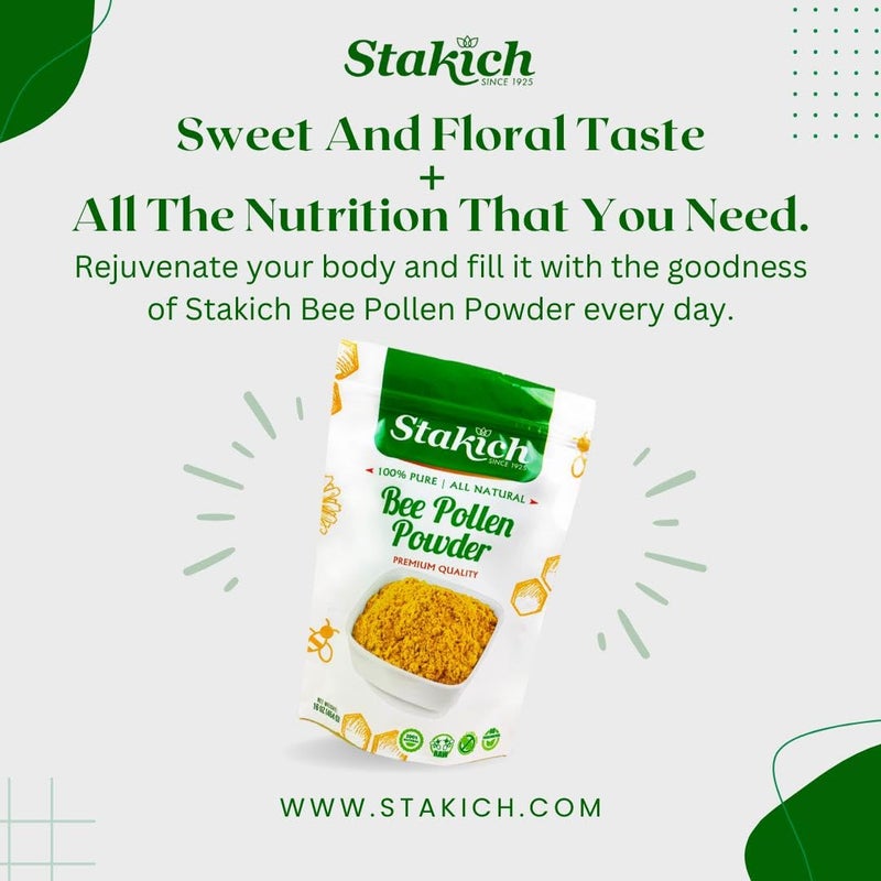 Stakich Bee Pollen Powder (1 Pound) - Image 3