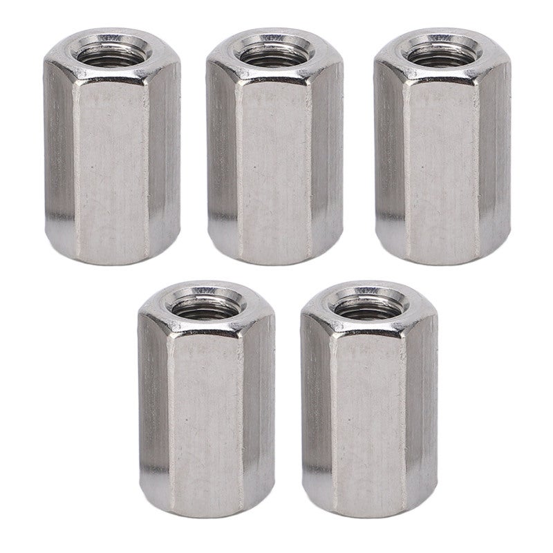 5PCS Hex Coupling Nut M10 X 1.5 17 L30mm Rustproof Stainless Steel Connector Nut for Threaded Rod - Image 5