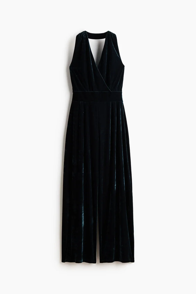 H&M  Velour jumpsuit for Women | Best Price UAE