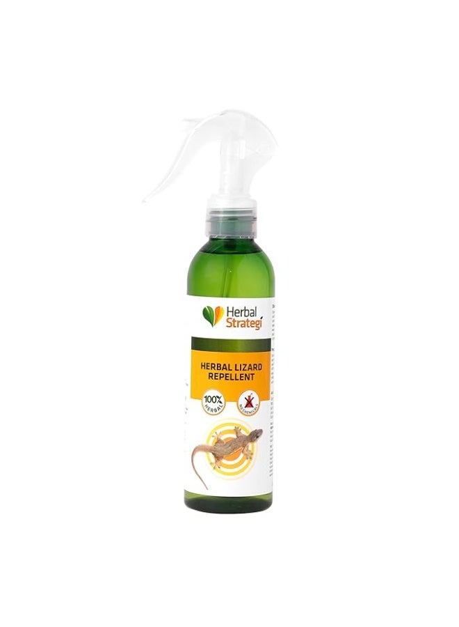 هيربال إستراتيجي Herbal Strategi Lizard Repellent Spray - 200ml | Smarter way to Shuu Lizards away | 100% Herbal and Chemical free | Baby and Pet safe | Certified Ayurvedic | Effective on all types of Lizards - Image 1