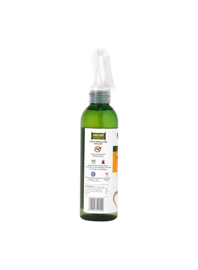 هيربال إستراتيجي Herbal Strategi Lizard Repellent Spray - 200ml | Smarter way to Shuu Lizards away | 100% Herbal and Chemical free | Baby and Pet safe | Certified Ayurvedic | Effective on all types of Lizards - Image 3