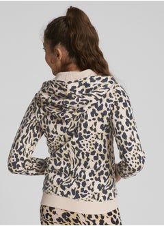 PUMA Alpha Printed Full-Zip Girls Longsleeve Hoodie  - Image 4