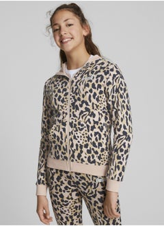 PUMA Alpha Printed Full-Zip Girls Longsleeve Hoodie  - Image 1