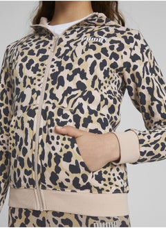 PUMA Alpha Printed Full-Zip Girls Longsleeve Hoodie  - Image 3