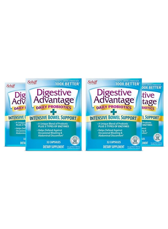 Digestive Advantage Intensive Bowel Support 32 Capsules (Pack Of 4) - Image 1