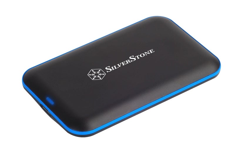 SilverStone Technology 5Gbits USB 3.0 Super Speed Enclosure for 2.5-Inch SATA SSD/HDD TS04B (Black) - Image 1