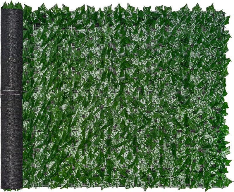 DearHouse Artificial Ivy Privacy Fence -197x39.4inch Artificial Hedges Fence and Faux Ivy Leaf Fence Decoration for Outdoor Indoor Garden Decor - Image 1