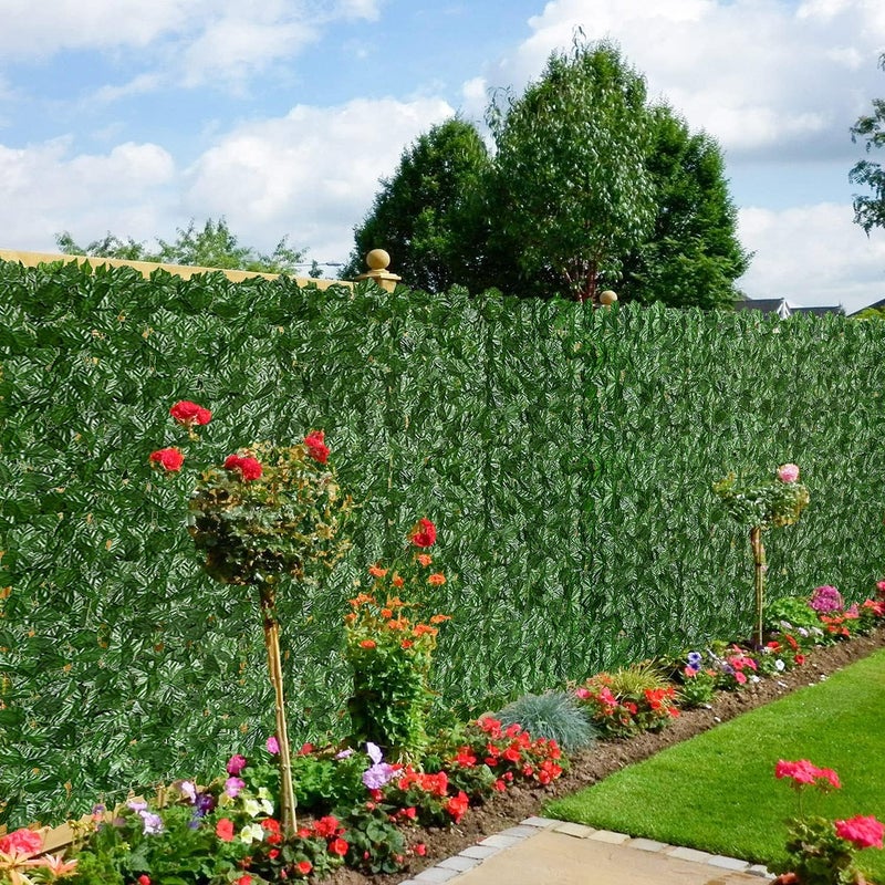 DearHouse Artificial Ivy Privacy Fence -197x39.4inch Artificial Hedges Fence and Faux Ivy Leaf Fence Decoration for Outdoor Indoor Garden Decor - Image 2