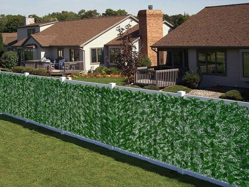 DearHouse Artificial Ivy Privacy Fence -197x39.4inch Artificial Hedges Fence and Faux Ivy Leaf Fence Decoration for Outdoor Indoor Garden Decor - Image 4