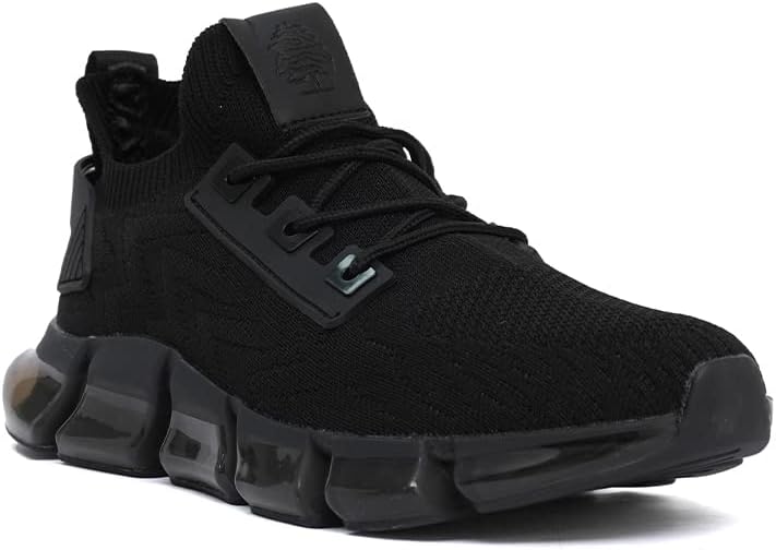 CEDRO حذاء سدار الأسود للرجال للأنشطة الخارجية مع إغلاق بخيوط - Image 2