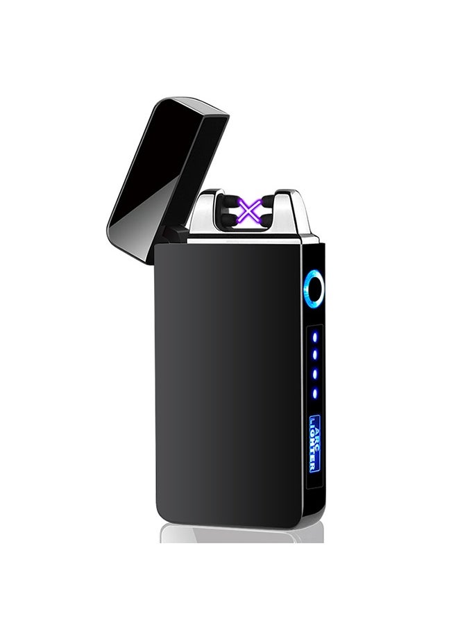 BiuTFon 2025 NEW Dual Arc Plasma Lighter Windproof USB Rechargeable Flameless Lighter, Rechargeable Electric Slim Lighter No Fuel for Adventure, Camping, Hiking, Traveling, etc  - Image 1