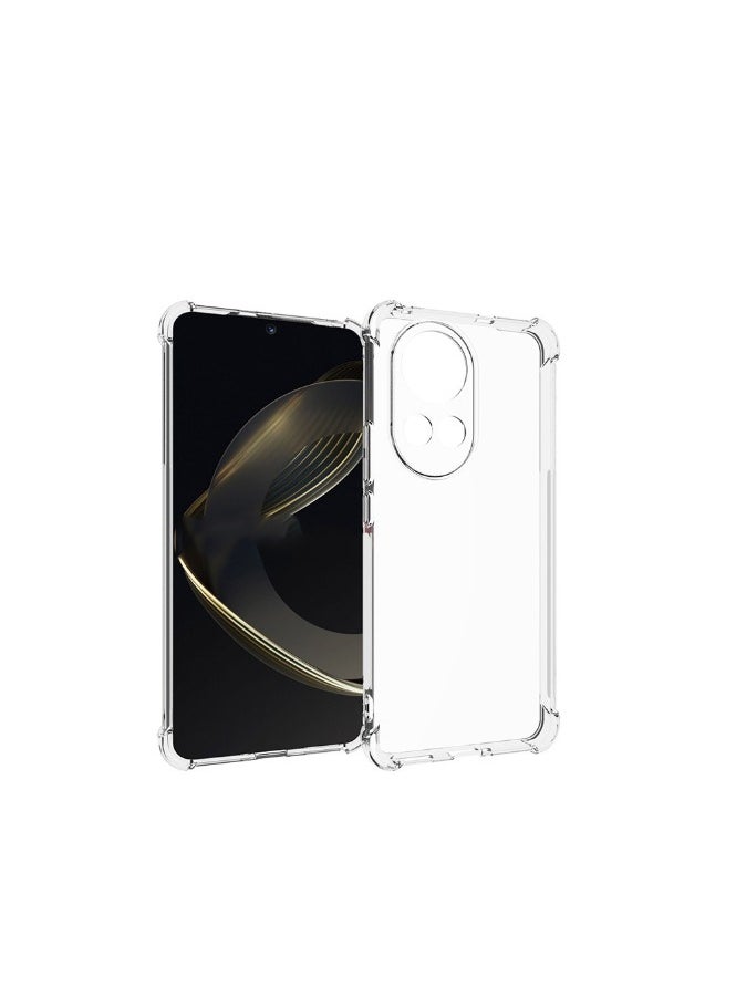 Generic - 2 in 1 Huawei Nova 13 4G Phone Case Cover & Screen Protector - Shockproof Clear Slim TPU Protective Phone Cover & Full Coverage Delicate Touch Tempered Glass Screen Protector for Huawei Nova 13 4G - Image 1