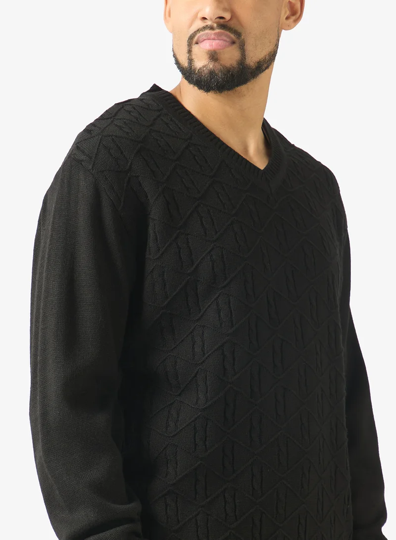 Seventy Five  Casual V Neck Pullover Sweater for Men | Best Price UAE
