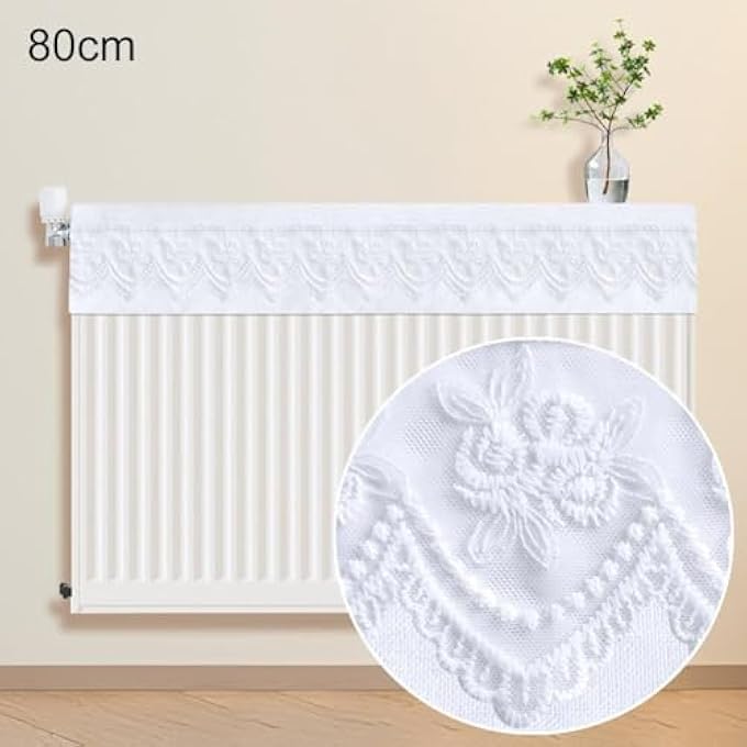 RADIATOR DUST COVER FABRIC RADIATOR PROTECTOR PREVENT DUST BUILD-UP AND KEEP WALLS CLEAN TOP HEATING SHEET DUST COVER (80CM) - Image 2