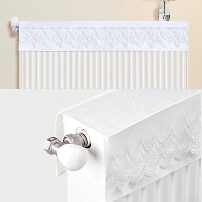 RADIATOR DUST COVER FABRIC RADIATOR PROTECTOR PREVENT DUST BUILD-UP AND KEEP WALLS CLEAN TOP HEATING SHEET DUST COVER (80CM) - Image 1
