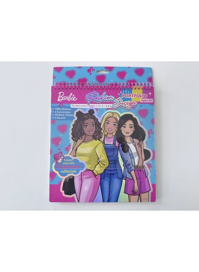 Barbie دفتر رسم تصميم أزياء باربي - Image 1