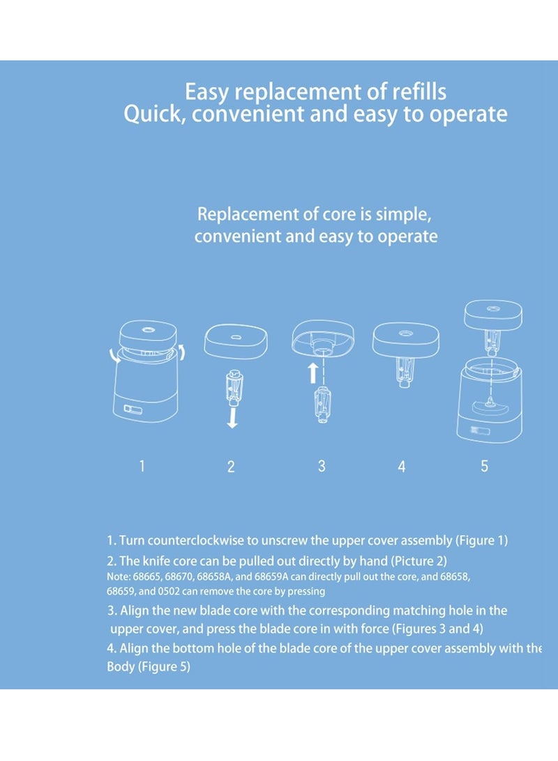 ديلي Deli VA3 USB/Battery Electric Sharpener with Tungsten Blade, 100-Pencil Capac - Image 5