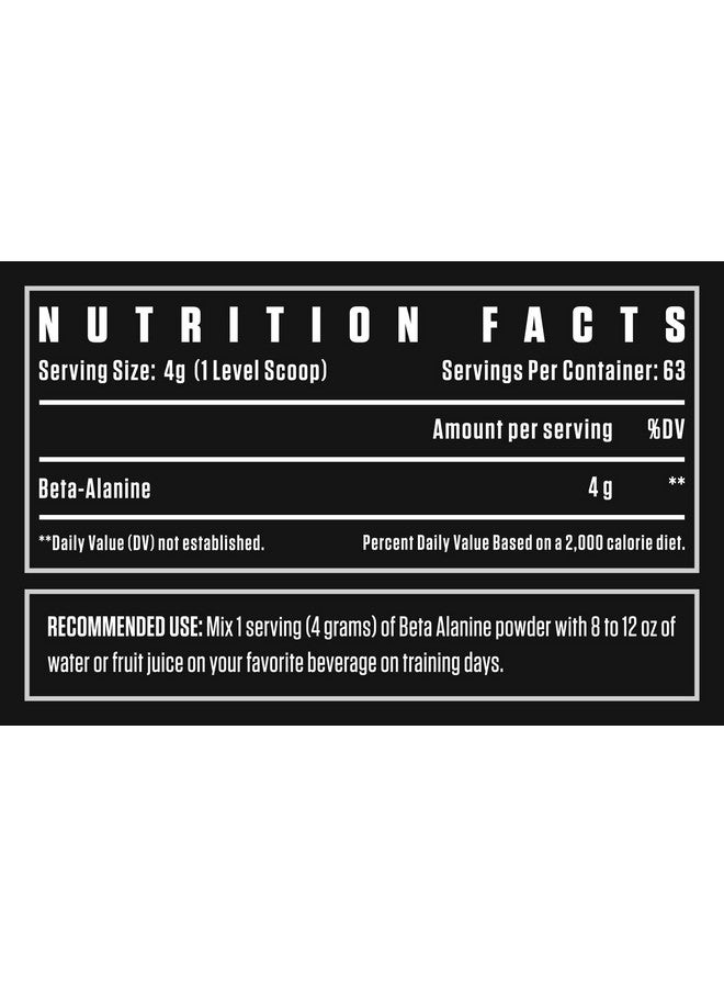 Dexter Jackson Signature Series Black Series Beta Alanine|Enhance Endurance And Performance|63 Servings, 250G - Premium Amino Acid Supplement For Athletes - Powder - Image 5