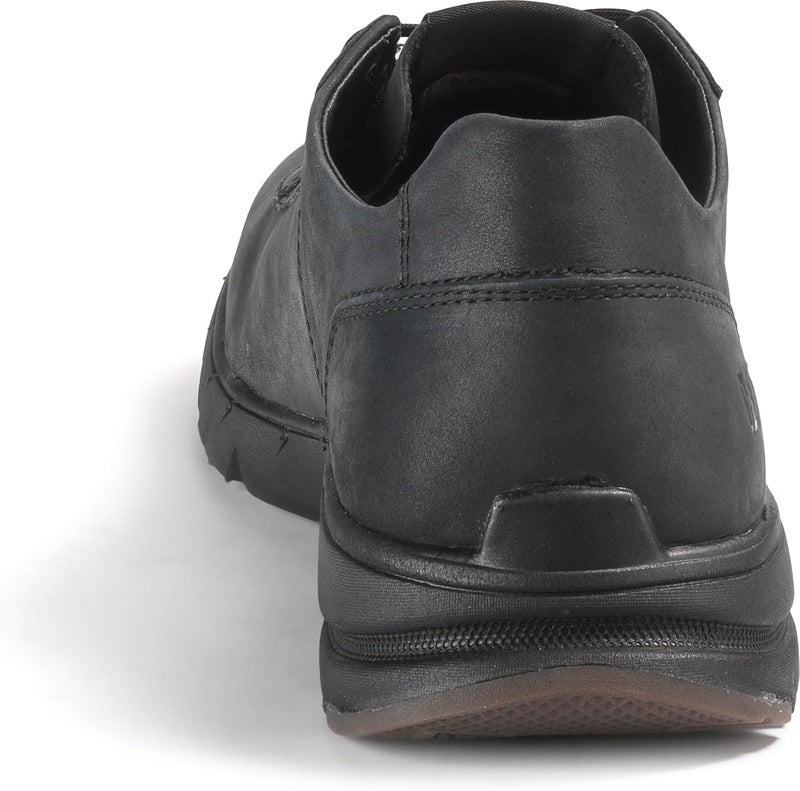 CATERPILLAR أحذية جلدية سوداء للرجال مزودة بأربطة - Image 4