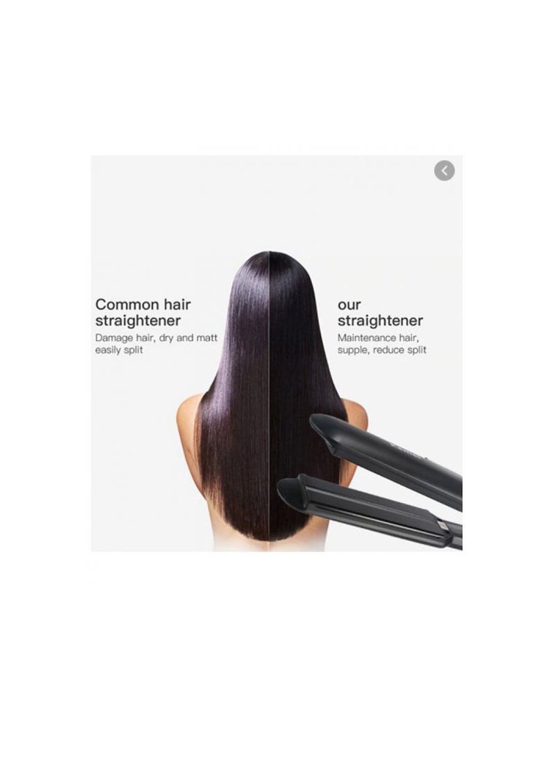 مكواه لفرد الشعر مستقيم او كيرلي 2212  - أسود+مشط بلاستيك هدية - Image 4