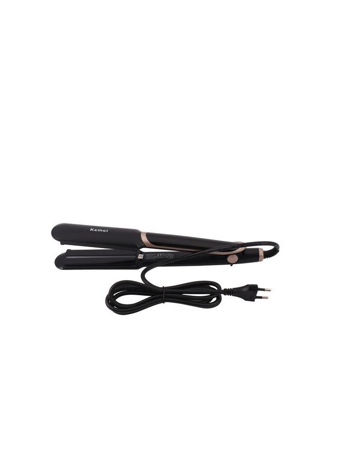 مكواه لفرد الشعر مستقيم او كيرلي 2212  - أسود+مشط بلاستيك هدية - Image 5