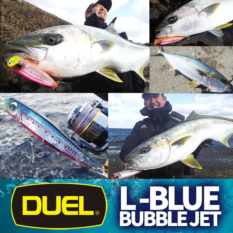 DUEL F1229-HRI Bubble Jet Lure, L-Blue, 4.7 inches (120 mm), Floating Fishing Gear - Image 5