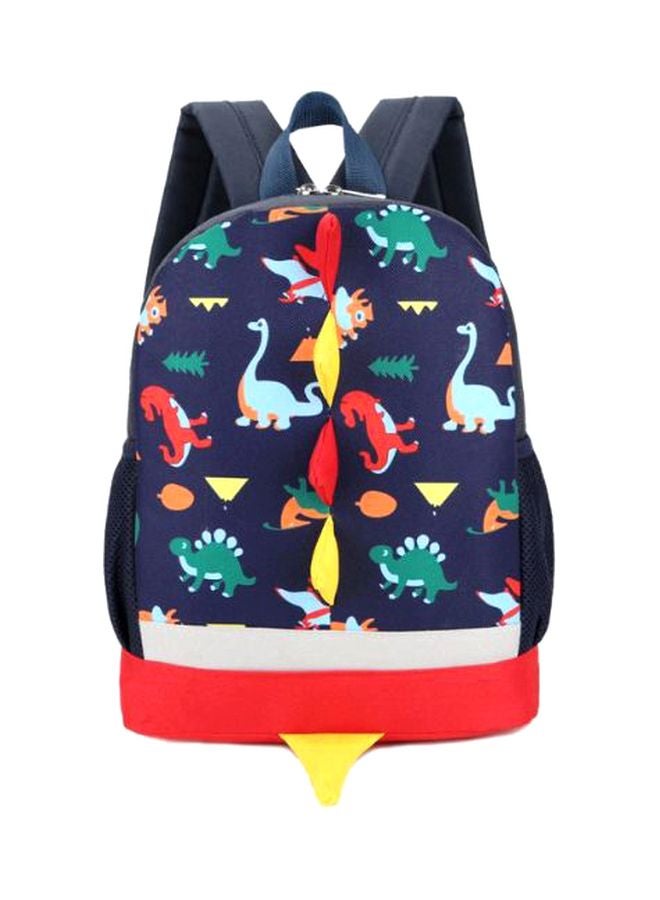 Cartoon Printed Backpack Blue/Red/Yellow