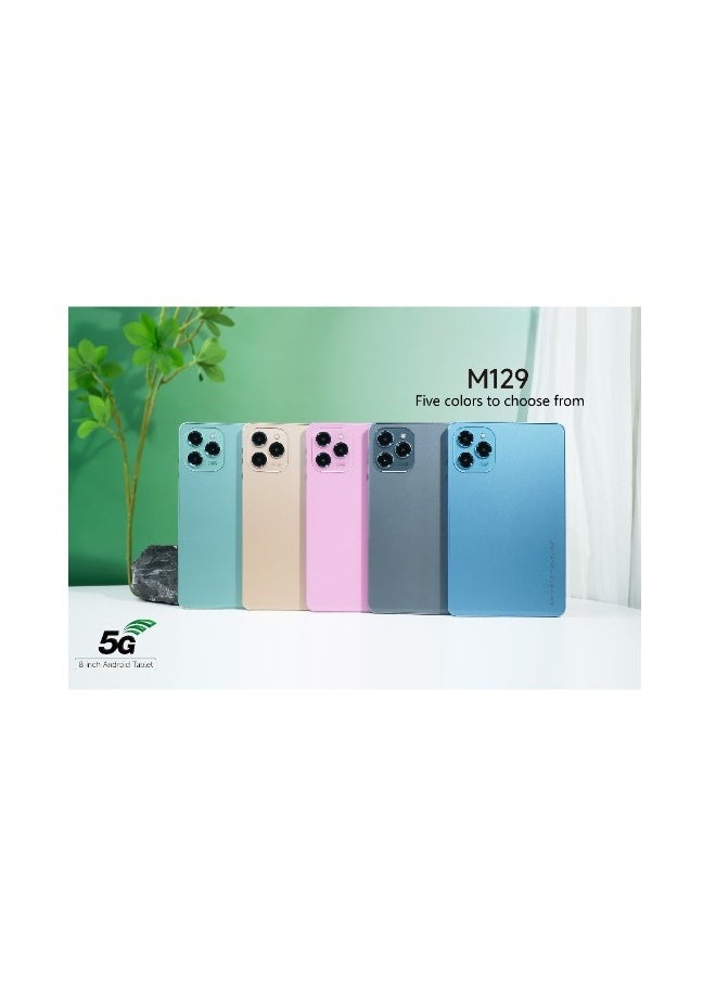 REBENUO M129 tablet 8-inch screen 8GB RAM 512GB storage space supports 5G Wi-Fi connection latest version (pink)  - Image 3