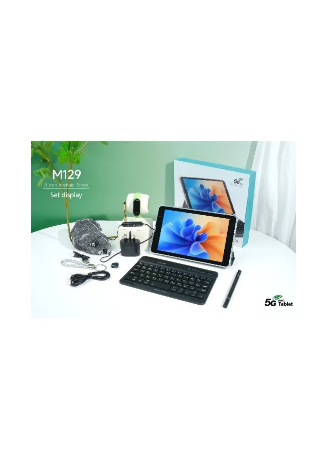 REBENUO M129 tablet 8-inch screen 8GB RAM 512GB storage space supports 5G Wi-Fi connection latest version (pink)  - Image 4
