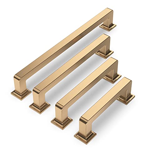KNOKLOCK 10 Pack 7 Inch(177mm) Kitchen Cabinet Handles Champagne Bronze Cabinet Pulls Gold Kitchen Cabinet Hardware Drawer Pulls for Dresser Cupboard Wardrobe - Image 5