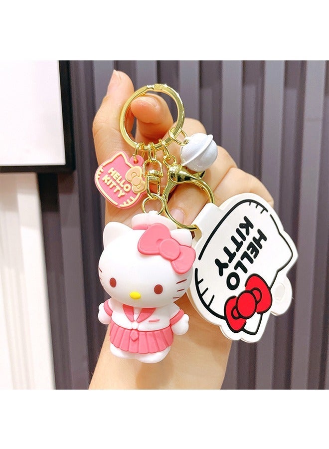 Hello Kitty Soft Rubber Doll Keychain,Kitty charms, Key Chains Women For Car Keys，Bag Purse Backpack Accessories - Image 2